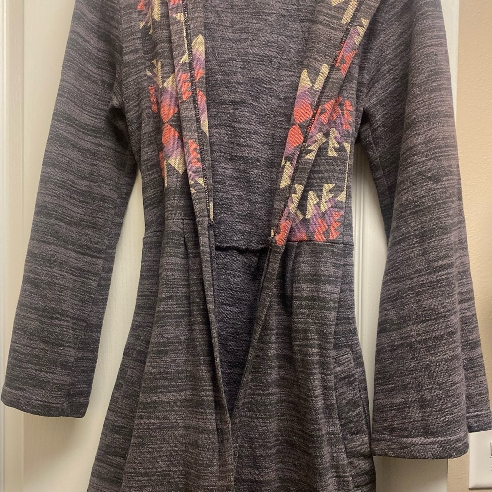 Obey Black and Gray Knit Sweater
